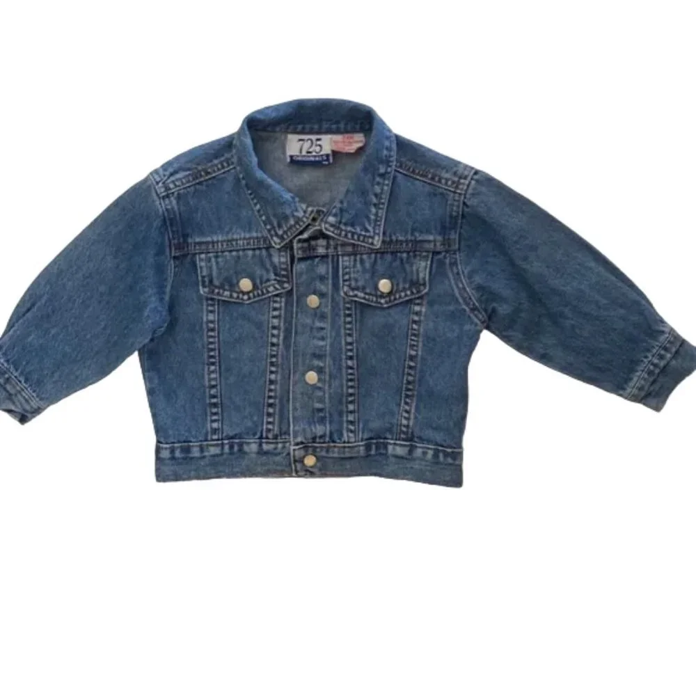 725 Originals Denim Jean Jacket 24 Months - Picture 4 of 9